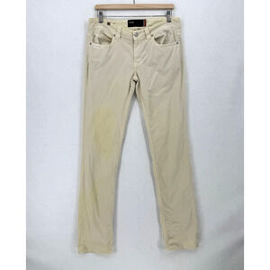 Notify May Atelier Womens Yellow Denim Cotton Straight Leg Jeans Sz 31